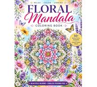 Floral Mandala Coloring Book