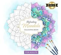 Floral Mandala Coloring Book Vol-4: Elegant Floral Mandalas for Stress Relief, Relaxation, and Creative Therapy
