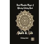 Floral Mandala Magic: A Relaxing Coloring Book