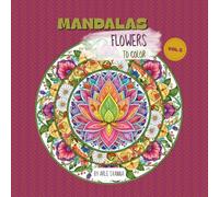 Floral mandalas coloring book
