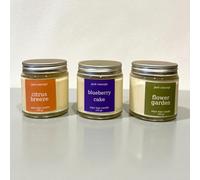 Floral Morning - Set regalo di 3 candele in cera di soia, fragranze miste floreali e fruttate per la casa