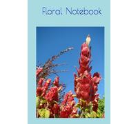 Floral Notebook: A floral school notebook with lined pages and aesthetic flower cover, perfect for note-taking, journaling, writing practice, classroom use, study sessions, and daily organization
