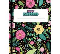 "Floral Notebook: Blooming Botanical Design Journal with 100 Lined Pages & Floral Background Interior | 5.8x11in Thick Paper, Gift for Women, Garden Lovers, Plant Enthusiasts"