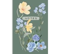Floral Notebook: Cute Watercolor flower design Notebook Journal For Kids, Teens and Adults