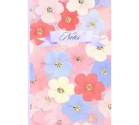 Floral Notebook for Thoughts, Mindfulness Writing Notebook, Dated Daily Reflection, Inspirational Writing Notebook for Women, Personalized Floral Notebook