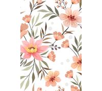 Floral notebook: Soft Watercolor Flower Notebook for Mindfulness, Daily Journaling, Notes & Self-Reflection