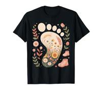 Floral OB GYN Nurse Obstetric Labor And Delivery Maglietta