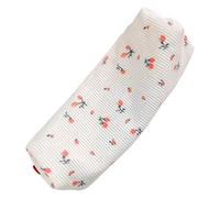 Floral Pencil Pouch - 20x5x5cm Pencil Pouch For Teens | Polyester Storage Organizer Cute Penncil Bag | Florals Case Small Makeup Organizer Bags Pen Bag Stationery Organizers For Women Girls