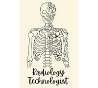 Floral Radiology Technologist Notebook - Radiology Tech Gifts Journal, 120 Pages, 6x9 Lined Notebook for Writing & Note Taking, X-Ray Tech Gift, Medical Office & School Supplies