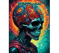 Floral Skull Mandala Coloring Book: Beautiful Anatomy and Geometric Patterns for Adult Relaxation