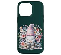 Floral Spring Gnome Graphic For Women And Mom Cute Flower Custodia per iPhone 14 Pro Max