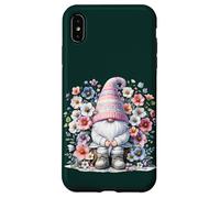 Floral Spring Gnome Graphic For Women And Mom Cute Flower Custodia per iPhone XS Max