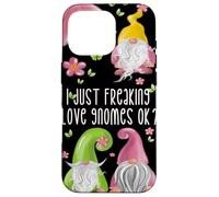 Floral Spring Gnome Quote For Women Girls Cute Summer Gnomes Custodia per iPhone 16 Pro