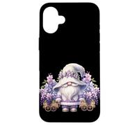 Floral Spring Gnome With Wisteria Plants For Women Gardener Custodia per iPhone 16 Plus