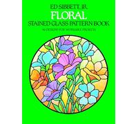 Floral Stained Glass Pattern Book