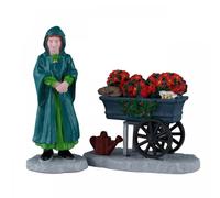 Floral Street Vendor Set Of 2 Cod. 62637