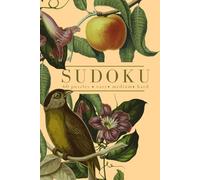 Floral Sudoku Puzzle Book: Easy, Medium, and Hard - One Puzzle Per Page - Calming Vintage Peach Botanicals