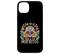 Floral Sugar Skull Day of Dead Dia de Los Muertos Donne Ragazza Custodia per iPhone 14 Plus