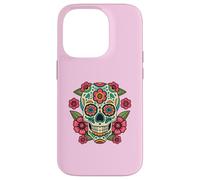 Floral Sugar Skull Day of Dead Dia de Los Muertos Donne Ragazza Custodia per iPhone 14 Pro