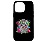 Floral Sugar Skull Day of Dead Dia de Los Muertos Donne Ragazza Custodia per iPhone 14 Pro Max