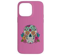 Floral Sugar Skull Day of Dead Dia de Los Muertos Donne Ragazza Custodia per iPhone 14 Pro Max
