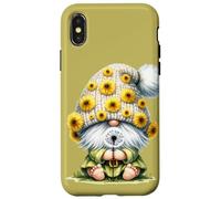 Floral Summer Gnome Make A Little Wish Dandelion Flower Custodia per iPhone X/XS
