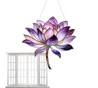 Floral Sun Catcher - Acrylic Flower Window Bangings, macchiata di catcher del sole per il giardino Decorazione per il compleanno della nonna per la festa della mamma