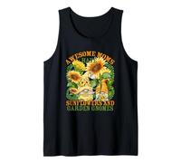 Floral Sunflower Garden Gnomes for Gardening Mom And Summer Canotta