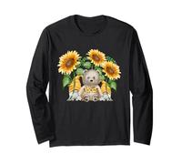 Floral Sunflower GNOME And Teddy BAER for Hippies And Summer Maglia a Manica