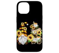 Floral Sunflower Gnome For Hippies & Gardener - Hello Summer Custodia per iPhone 14