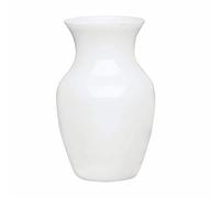 Floral Supply Online - Vaso per decorazioni per la casa bianco e libretto di guida per fiori - Vaso decorativo in vetro per composizioni floreali, matrimoni, decorazioni per la casa o ufficio.