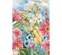 Floral Symphony: Watercolor Notebook: 110 Pages of Harmonious Floral Designs for Inspired Writing