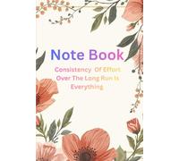 Floral Vision & Habit Planner Notebook: Aesthetic Vision Board, Habit Tracker & Lined Notes for Daily Planning and Self-Growth