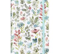 Floral Watercolor Journal (Deluxe binding with gold gilded pages)