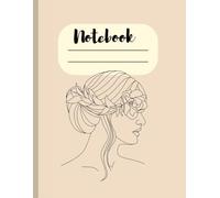 Floral Woman Sketch Notebook: Elegant Minimalist Journal for Writing & Daily Notes