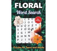 Floral Word Search Puzzle Book: Word searches with easy to read print about Flora, Fauna and more | 6 x 9 inches, 110 pages | 50+ puzzles… Gift for vacations, Holidays and Free Times