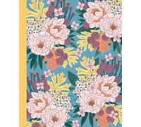 Floral Writing Journal - Lined Notebook with Hand-Painted Floral Motifs Cover, “Painted Florals Pattern” Design, 7.5 x 9.25 in, Paperback: 110 pages, ... Painted Floral Motifs for writing practice