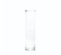Floralcraft® Vaso cilindrico in vetro trasparente, 15 cm x 60 cm, decorativo alto vaso di fiori per piante per casa, ufficio, tavolo da matrimonio, centrotavola