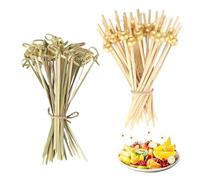 FloralGrace 200 pezzi Spiedini per antipasti Spiedini per cocktail Spiedini per finger food Spiedini per stuzzicadenti Spiedini di legno per Bar Party Antipasti Barbecue Spiedini per frutta