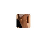 FloralGrace Set di 2 Braccialetti alla Caviglia in Oro per Donne, Bracciale Cavigliera a Strati Impermeabile