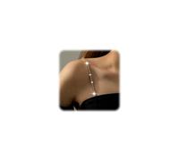 FloralGrace Spalline per reggiseno con strass, spallacci regolabili, antiscivolo ed elegante, perfetto per abiti e top, ideale per matrimoni ed eventi (oro), multicolore, L