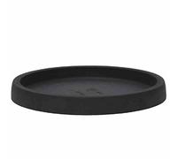 Floralo Terni - Sottovaso rotondo antigelo, 30 cm, colore nero granite