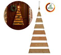 Floranica Albero di Natale da Appendere Altezza 100 cm Legno di Larice