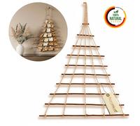 Floranica Albero di Natale in legno decorazione da parete addobbi natalizi