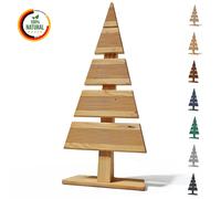 Floranica Albero di Natale in legno di larice Decorazione natalizia fatto a mano