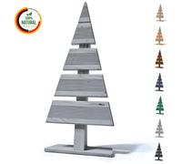 Floranica Albero di Natale in legno di larice Decorazione natalizia fatto a mano