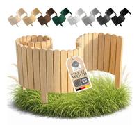 Floranica Palizzata Deco Legno Marrone legno 100 cm, altezza 40 cm