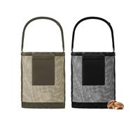 FloraVigo 2 Pz Borsa per la Caccia Ai Funghi，Borsa riutilizzabile per la raccolta della frutta, borsa in rete per funghi con tracolla regolabile, per la raccolta dei funghi, la caccia e il campeggio