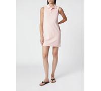 FLORE FLORE Mini abito a polo smanicato in cotone organico S Rosa