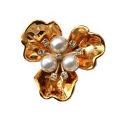 Floreale Bottoni Perline Gemelli Decorati Clip Per Uomini E Donne Uniformi Camicia Casual Abbigliamento Decorazione Lega Bottoni di Fiori